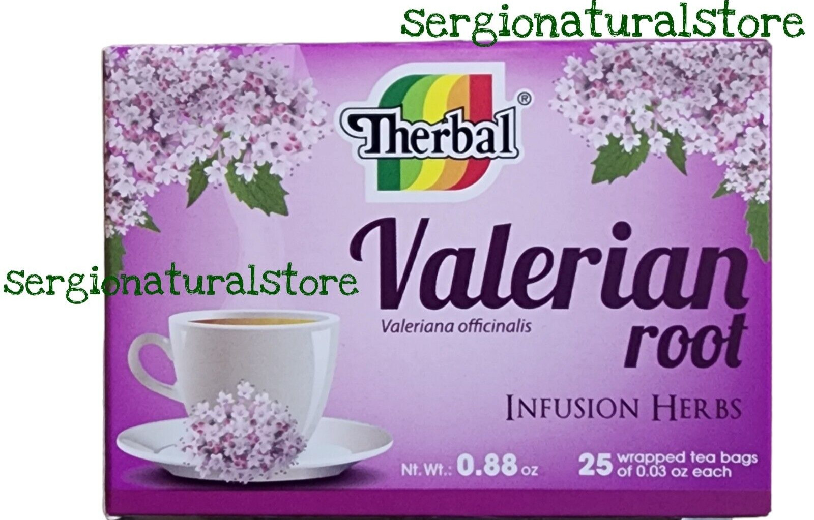 5 Packs Te de Valeriana Root Tea 125 bags (Veleriana edulis) Caffeine Free