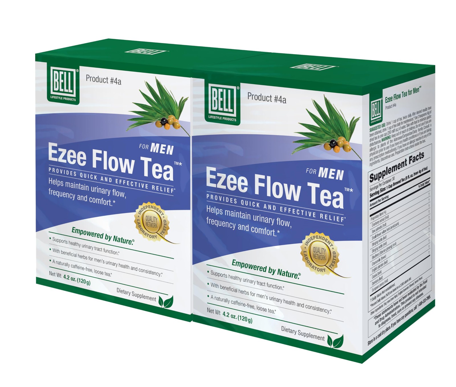 Bell Ezee Flow Urinary Support Tea for Men -A Natural 4.2 Ounce (Pack of 2)