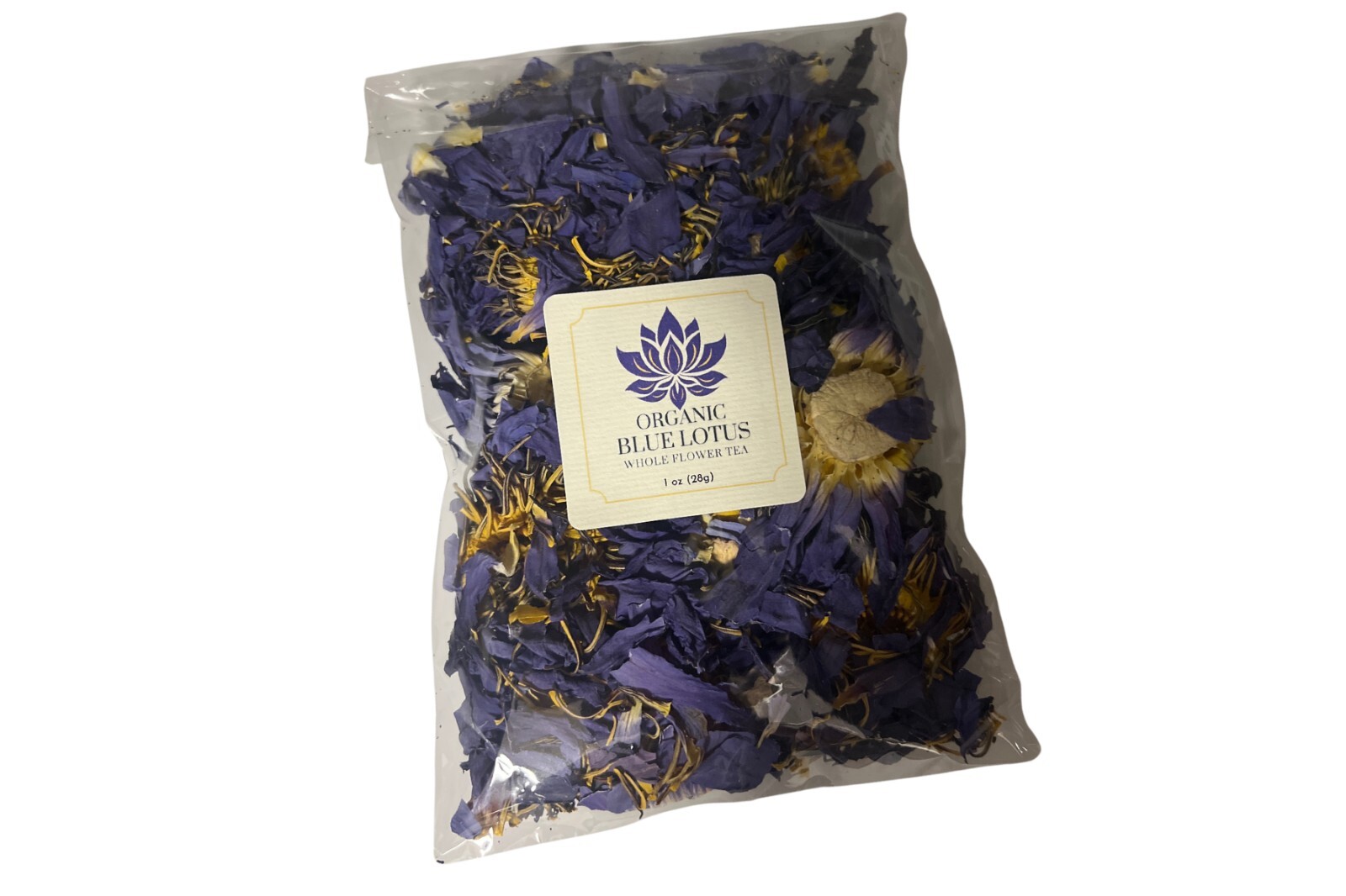 28g /1oz Organic Dried Whole Lotus Flowers Tea Nymphaea Caerulea USA Shipped