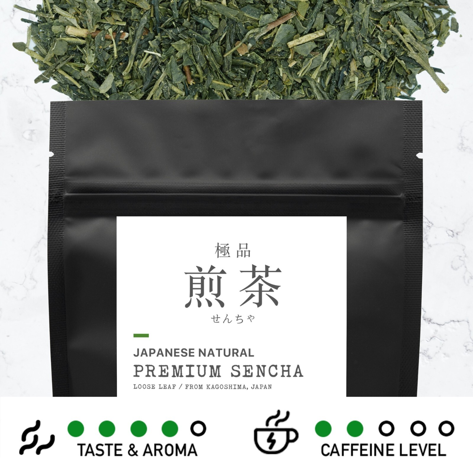Leafmessage Tea – Premium Sencha Loose Leave Artisan Tea 極品煎茶 せんちゃ 100g