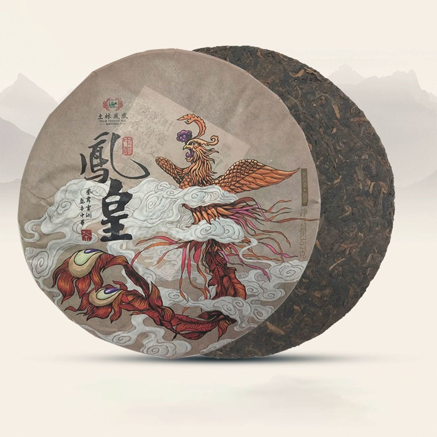 2018 TuLin Phoenix Ripe Puer Tea “China Feng Huang” Pu Er Pu-erh Tea 357g