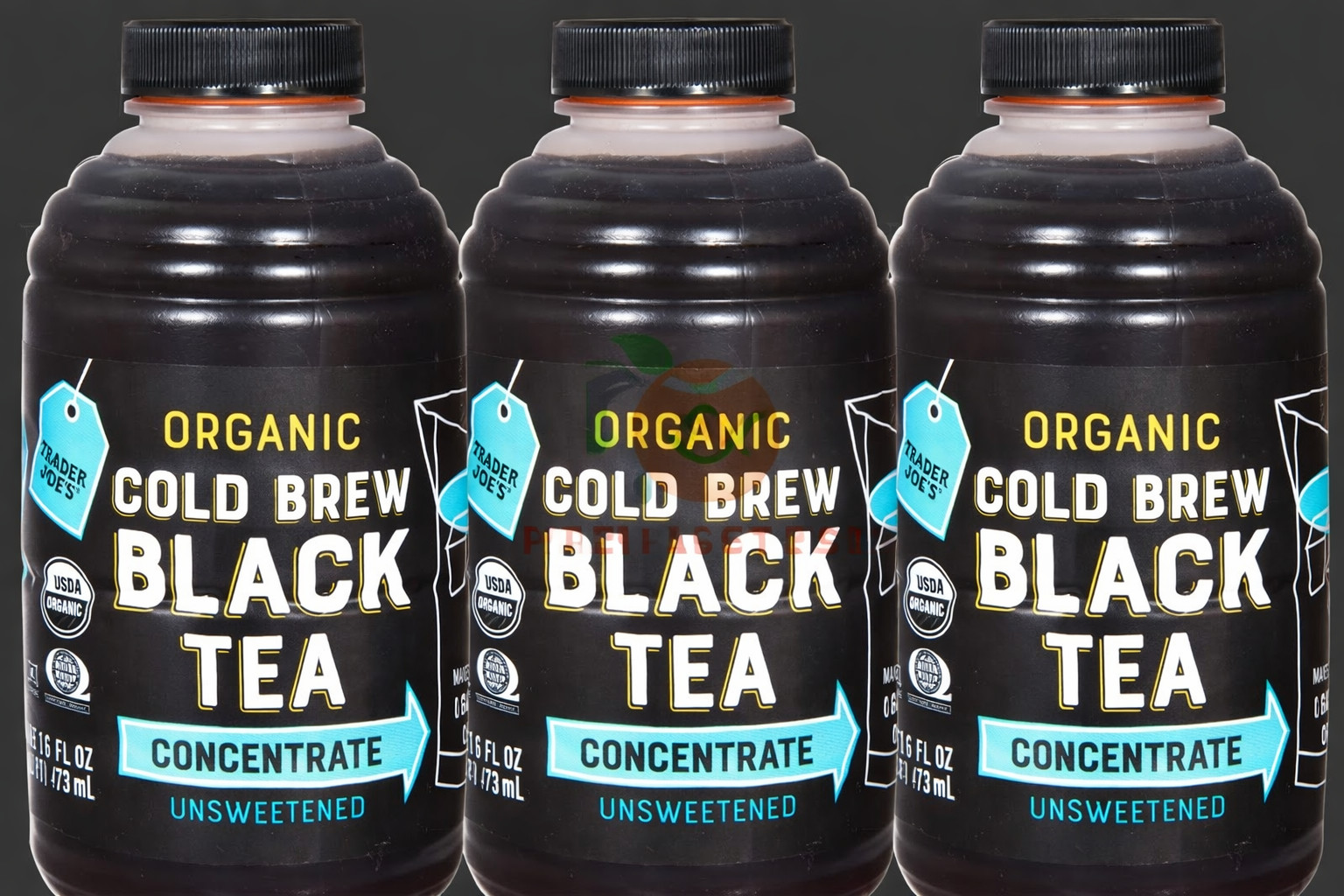 3 Packs Trader Joe’s Organic Cold Brew Black Tea Concentrate 16 fl oz Each Pack