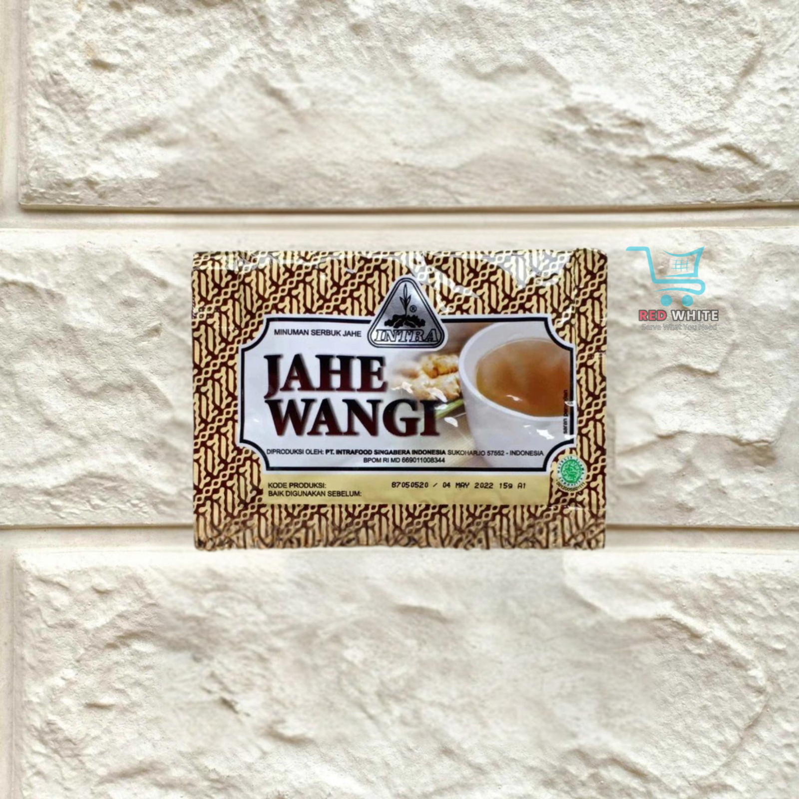 Wedang Jahe Herbal Tea Mix – Indonesian Spiced Ginger Drink 10 sachet