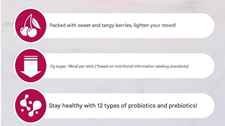 TEAZEN Kombucha Berry 5g x 30pcs Low Calorie 0% Sugar Prebiotics Korean Drink