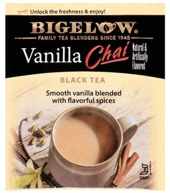 Bigelow Black Tea Vanilla Chai – 20 CT 20 Count (Pack of 1)