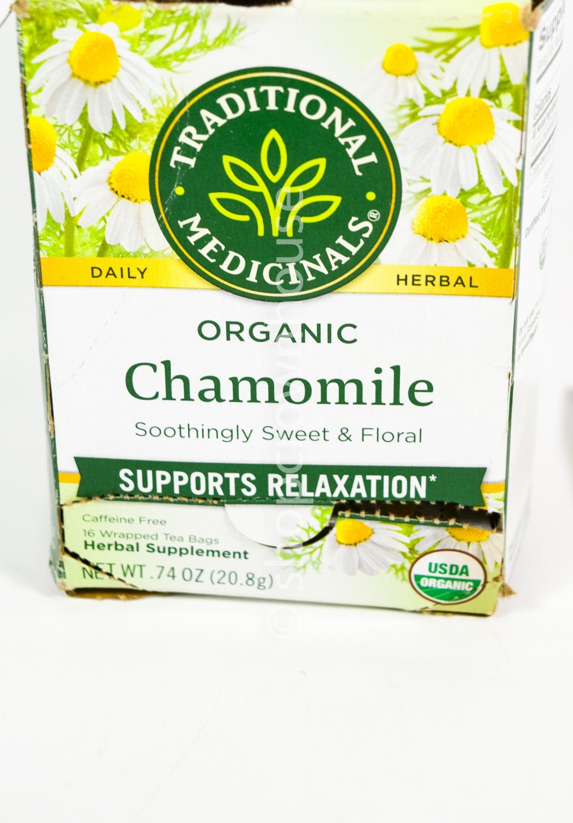 Traditional Medicinals Organic Chamomile .05oz sealed bag 11 count 08/20/2027