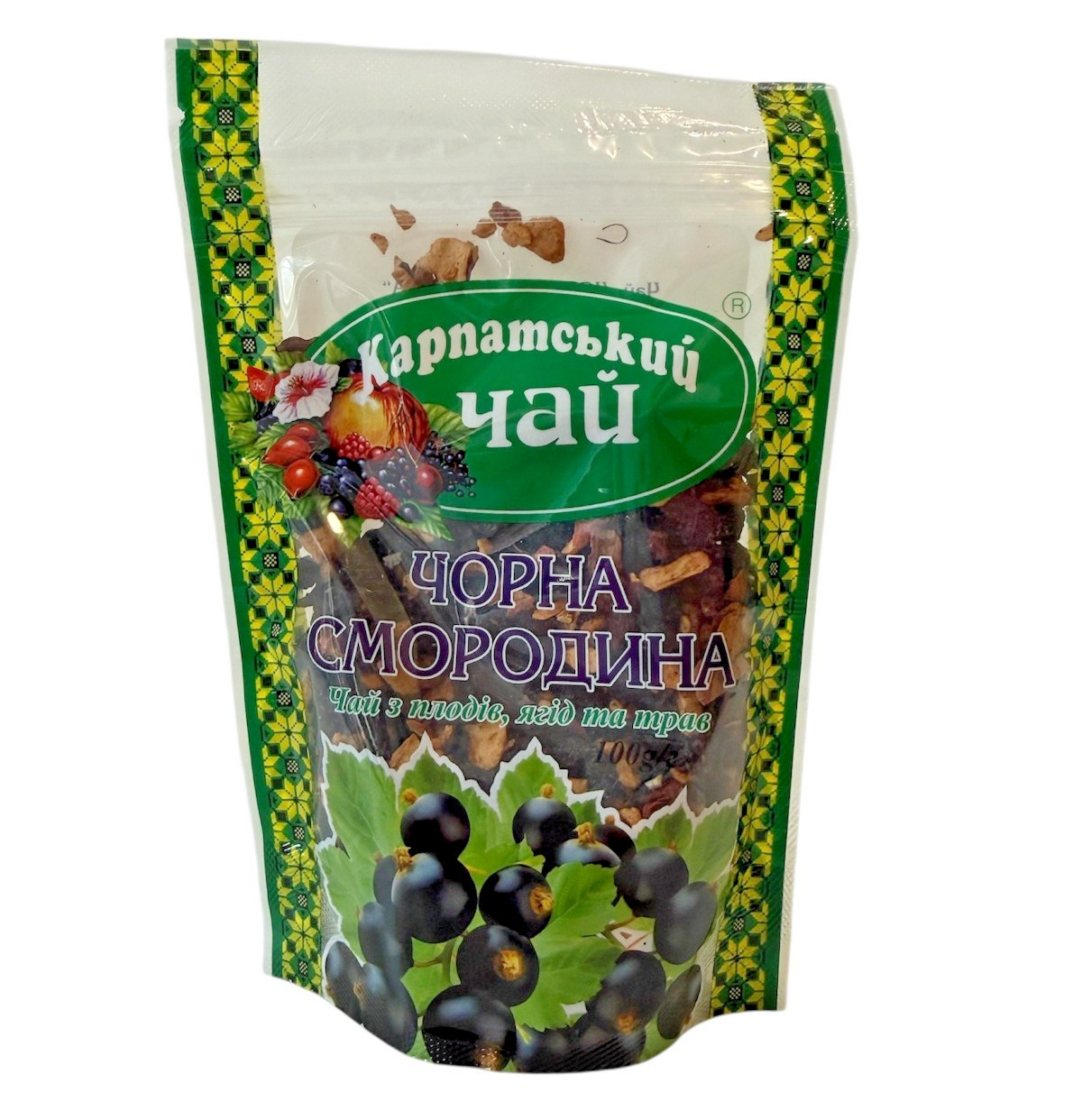 Carpathian Tea Blackcurrant 100g (Product of Ukraine) / Карпатский чай с травами