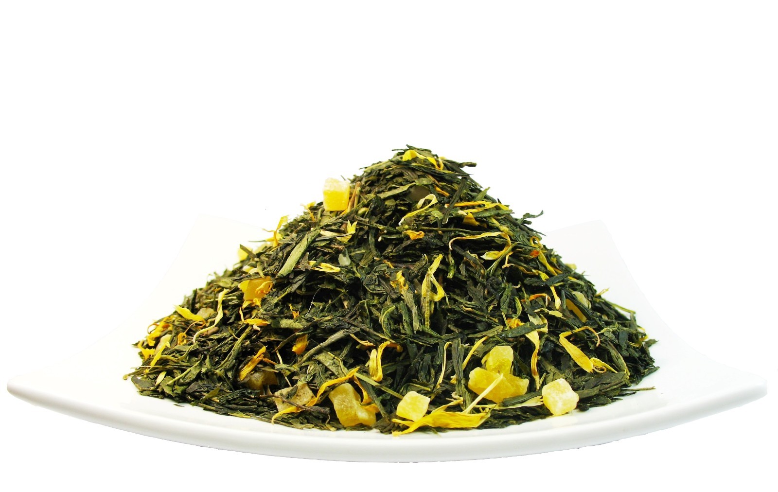 Mango Green Tea Natural Loose leaf Tea Antioxidant Rich Medium-Caffeine Tea1 LB