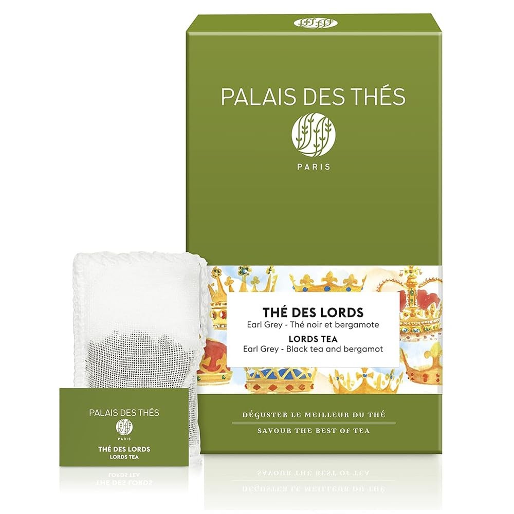 Tea Of Lords Earl Grey Black Tea Bergamot Premium Tea Bags Serves 20 Cups