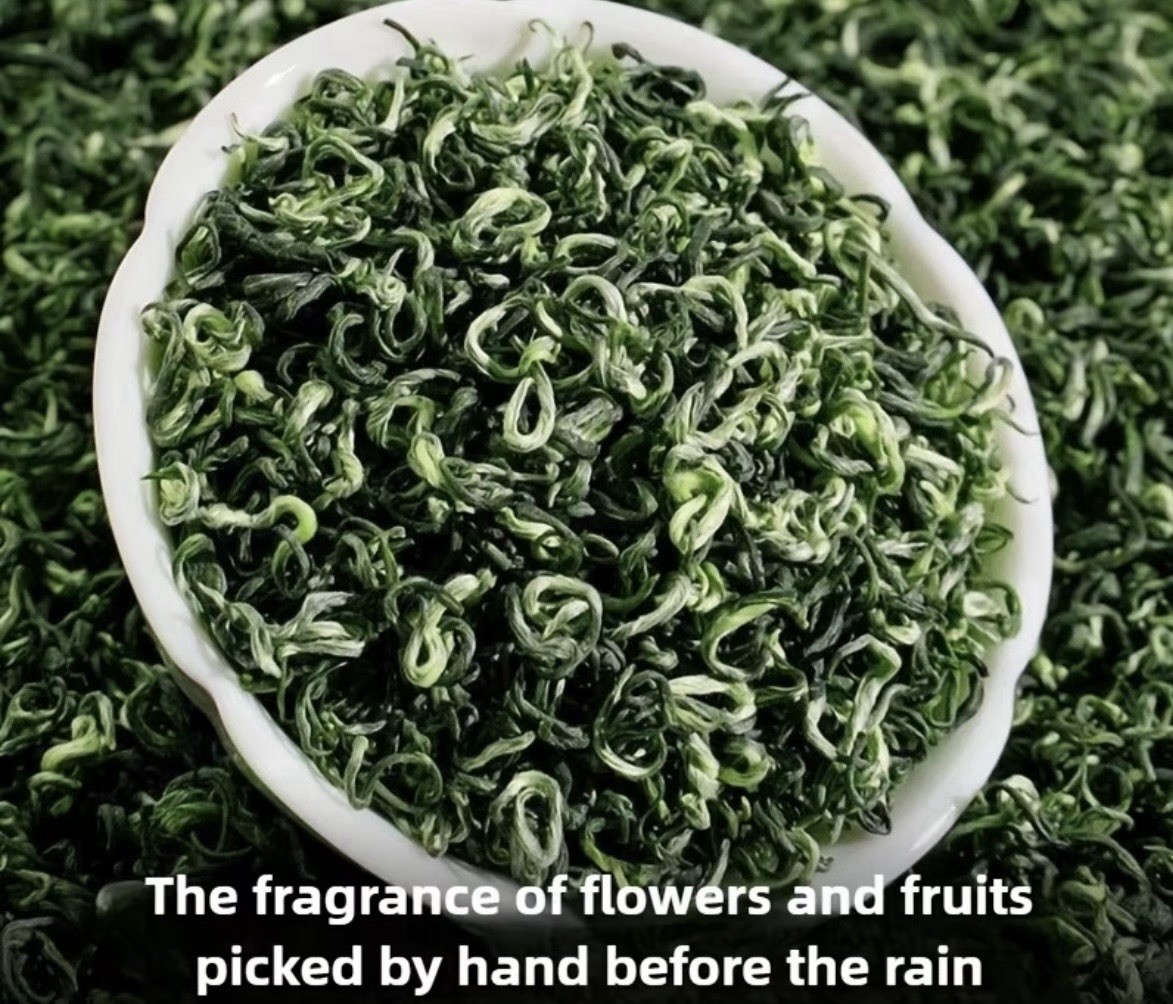 JING FU SHAN Biluochun Green Loose Leaf Tea 125g Tin Chinese Tea & Infusion