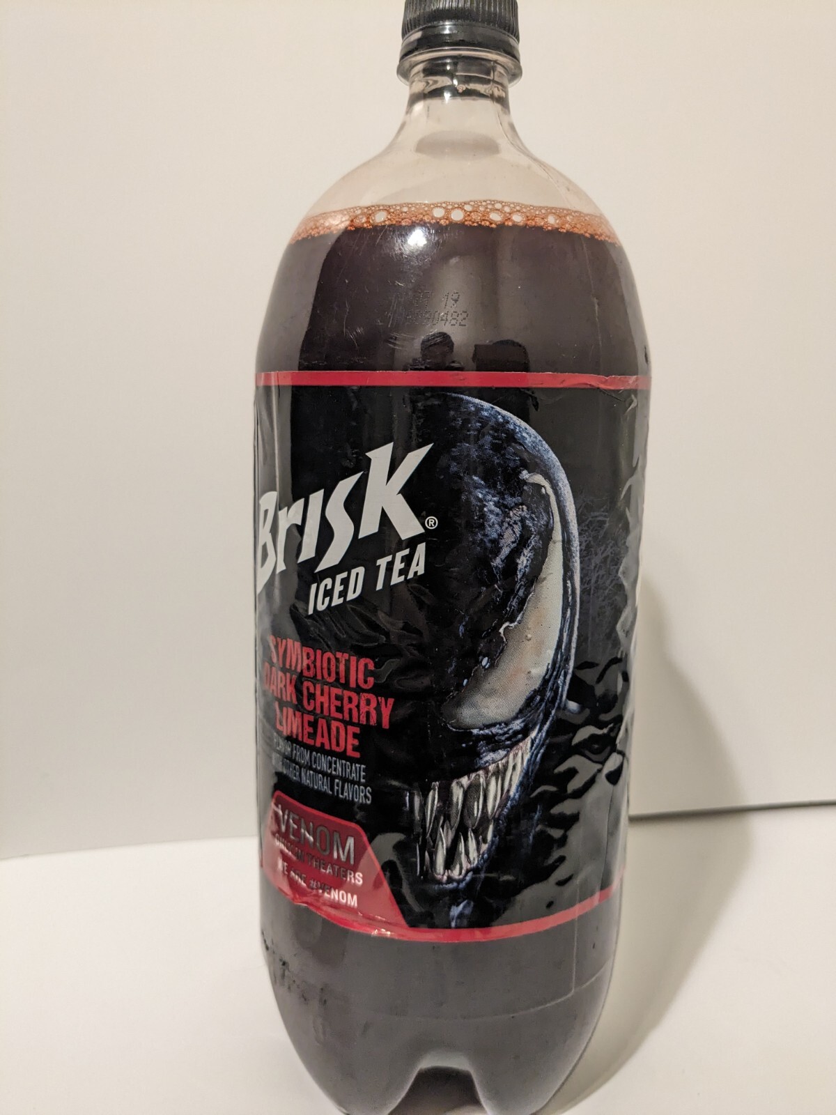 Venom Brisk Iced Tea Symbiotic Dark Cherry Limeade Two Liter Bottle