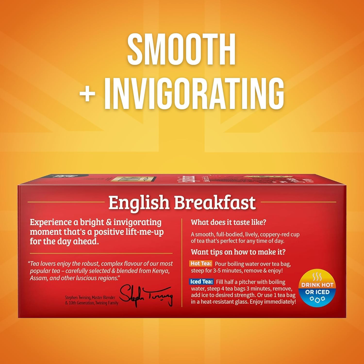 English Breakfast Black Tea Individually Wrapped Bags, 100 Count (Pack of 1), Sm
