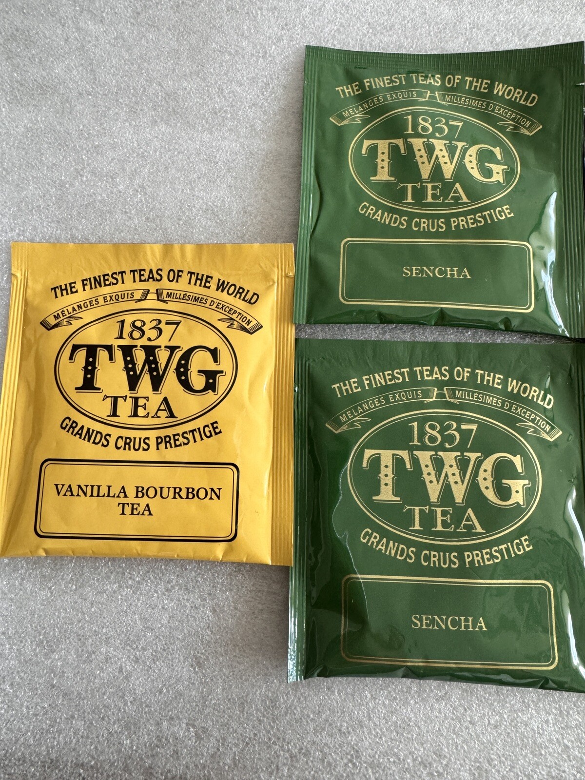 7 Mixed Assortment 1837 TWG Tea Bags. Fresh. Great Selection For Your Tea Time