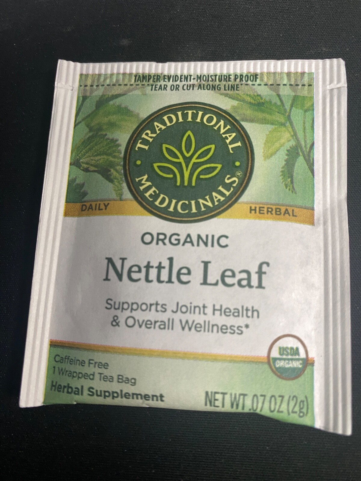 Traditional Medicinals Tea Bags Organic Nettle Leaf -60 Ct -.40 Cents per bag