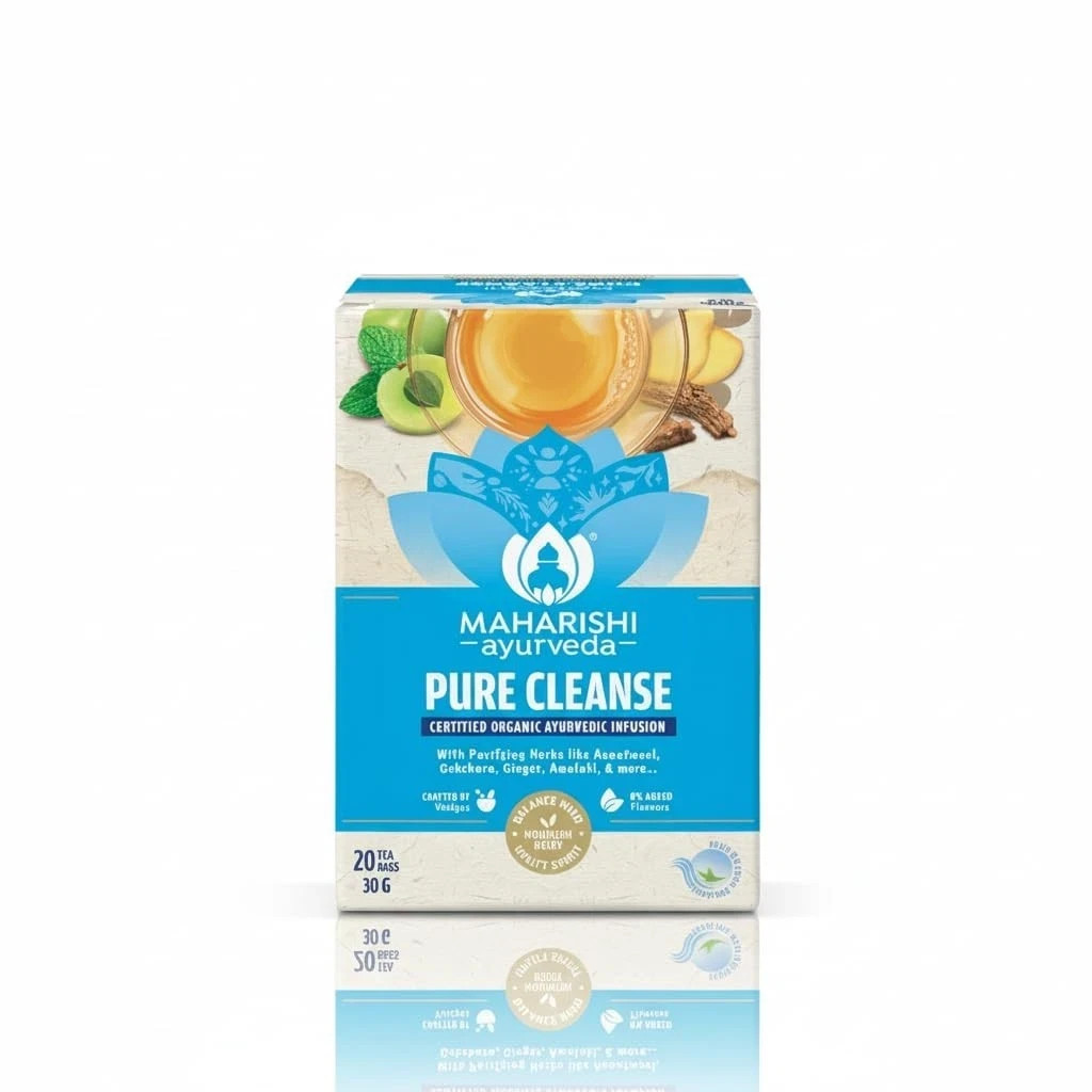 Maharishi Ayurveda All Natural Pure Cleanse Herbal Tea, 20 Tea Bag
