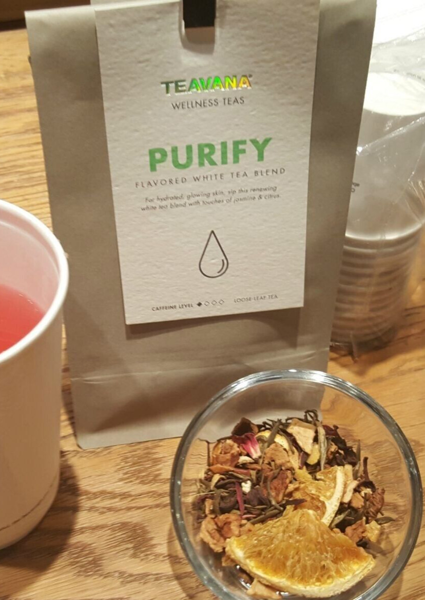 🍓🍓 NEW!! RARE! 8 Oz TEAVANA PURIFY WELLNESS LOOSE LEAF HERBAL TEA BAG! 🍓🍓