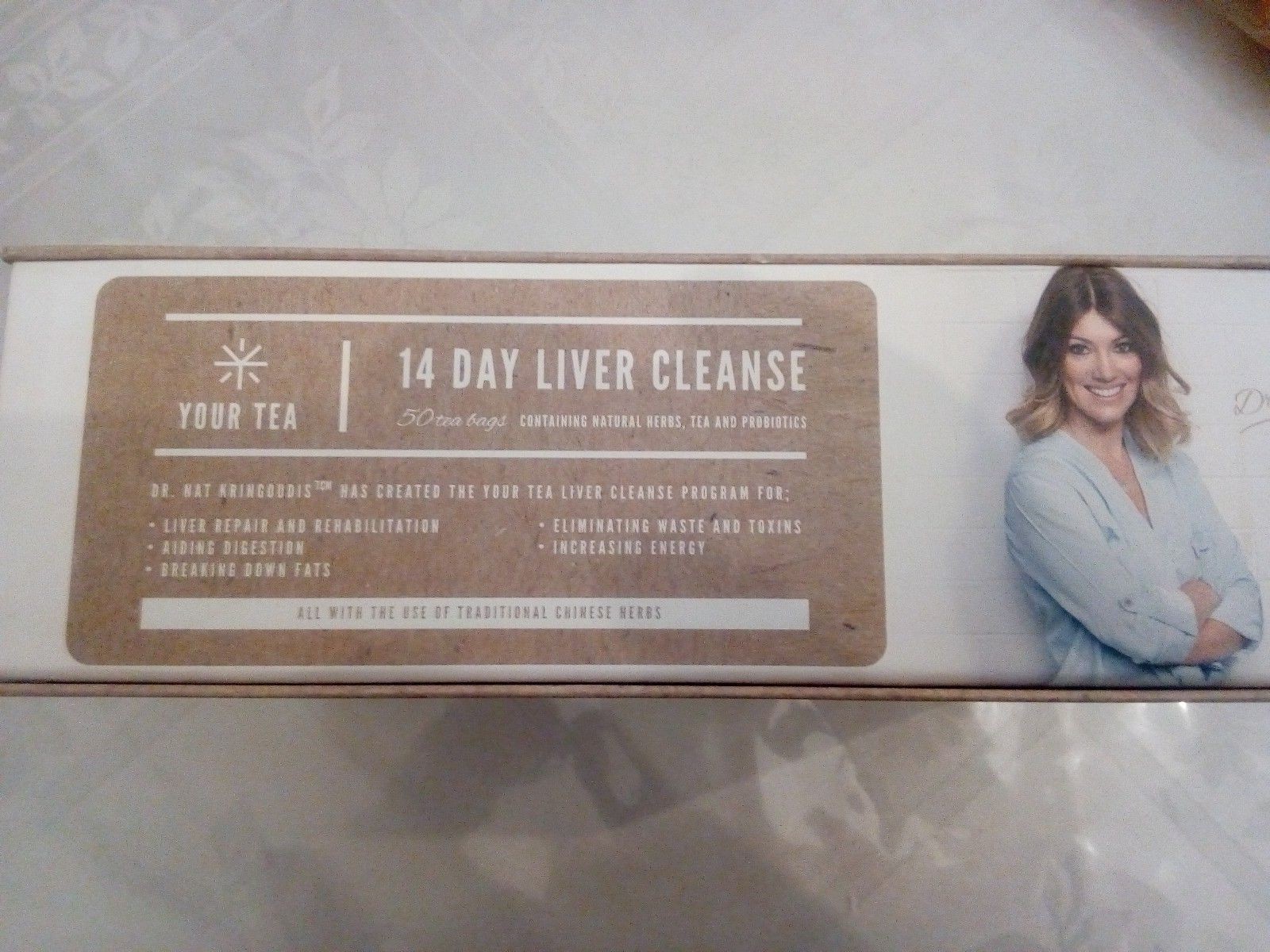 NEW !! Your Tea- 14 Day Liver Cleanse – Including Leak- Proof Glass Thermos