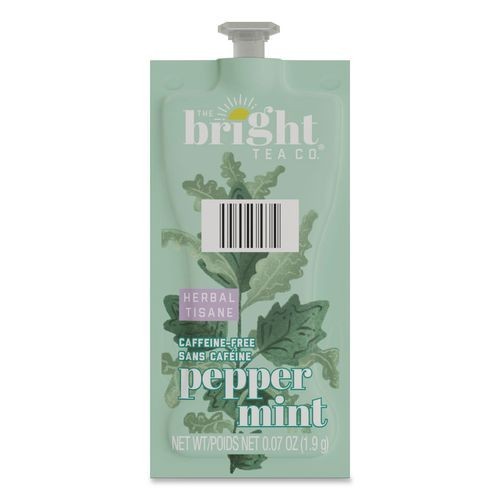 Flavia The Bright Tea Co. Peppermint Herbal Tea Freshpack, 100/Carton