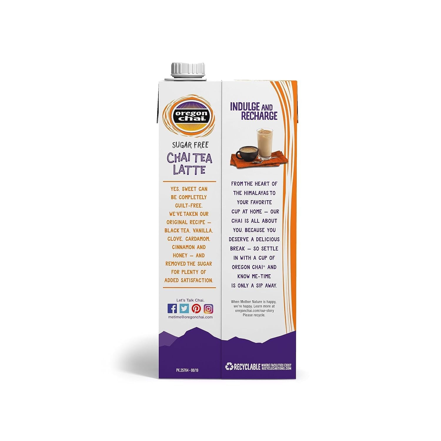 Sugar Free Chai Concentrate, 32 Fluid Ounce (Pack of 6)