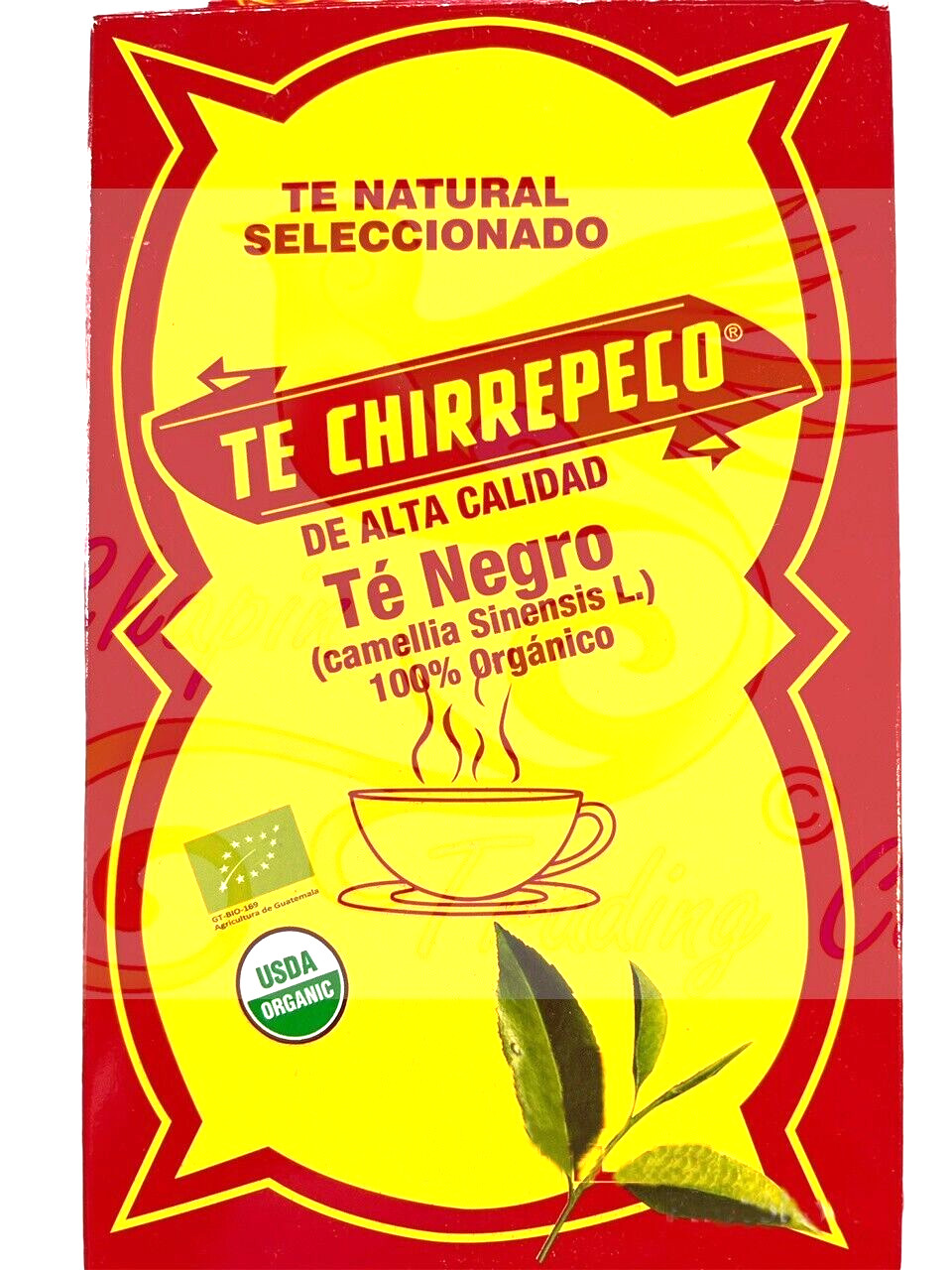 Te Chirrepeco de Guatemala, Te Negro Suelto Organico 10 Cajitas de 0.2 oz c/u