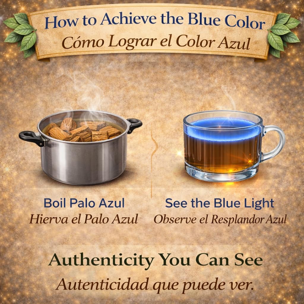 Palo Azul Herbal Tea (4 oz / 113g) – Authentic Kidneywood (Eysenhardtia…