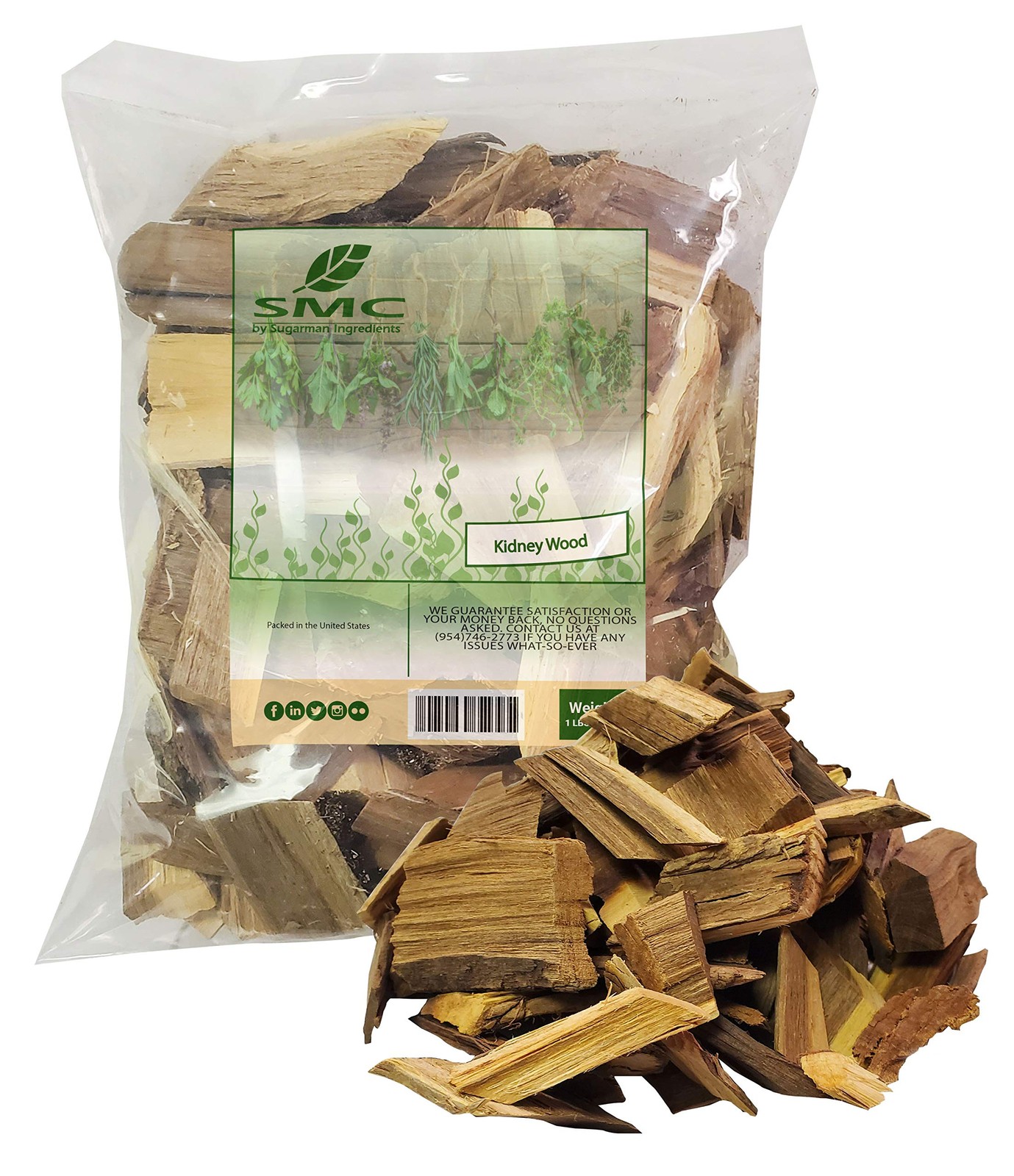 Kidney Wood 1 Pound-Palo Azul Cyclolepis 1 Pound (Pack of 1),