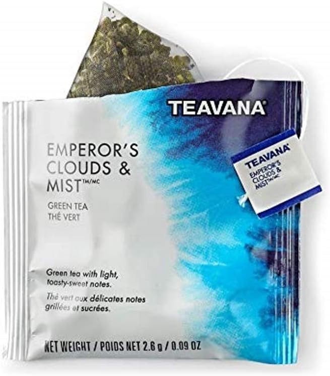 Starbucks Teavana Tea Emperors Clouds And Mist Green,Pack Of 24 Sachets Exp2027