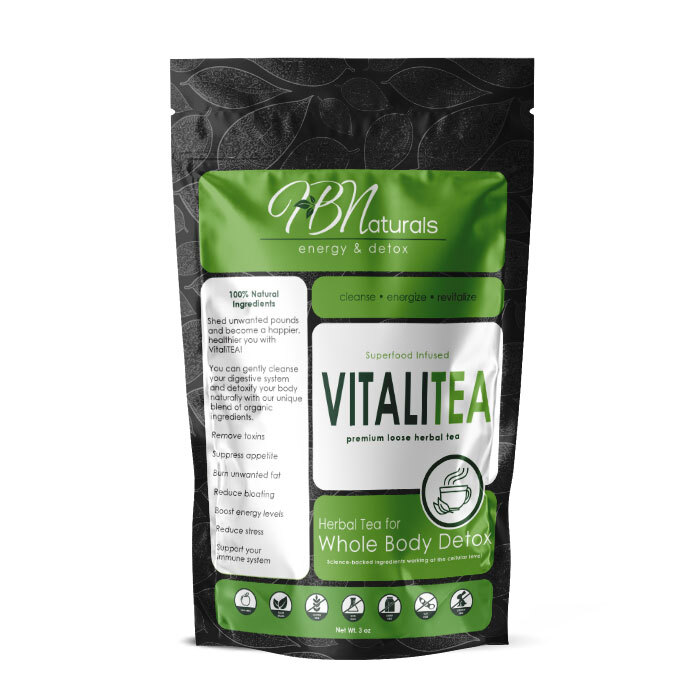 VitaliTea Whole Body Organic Detox Tea | Removes Toxins, Increases Energy