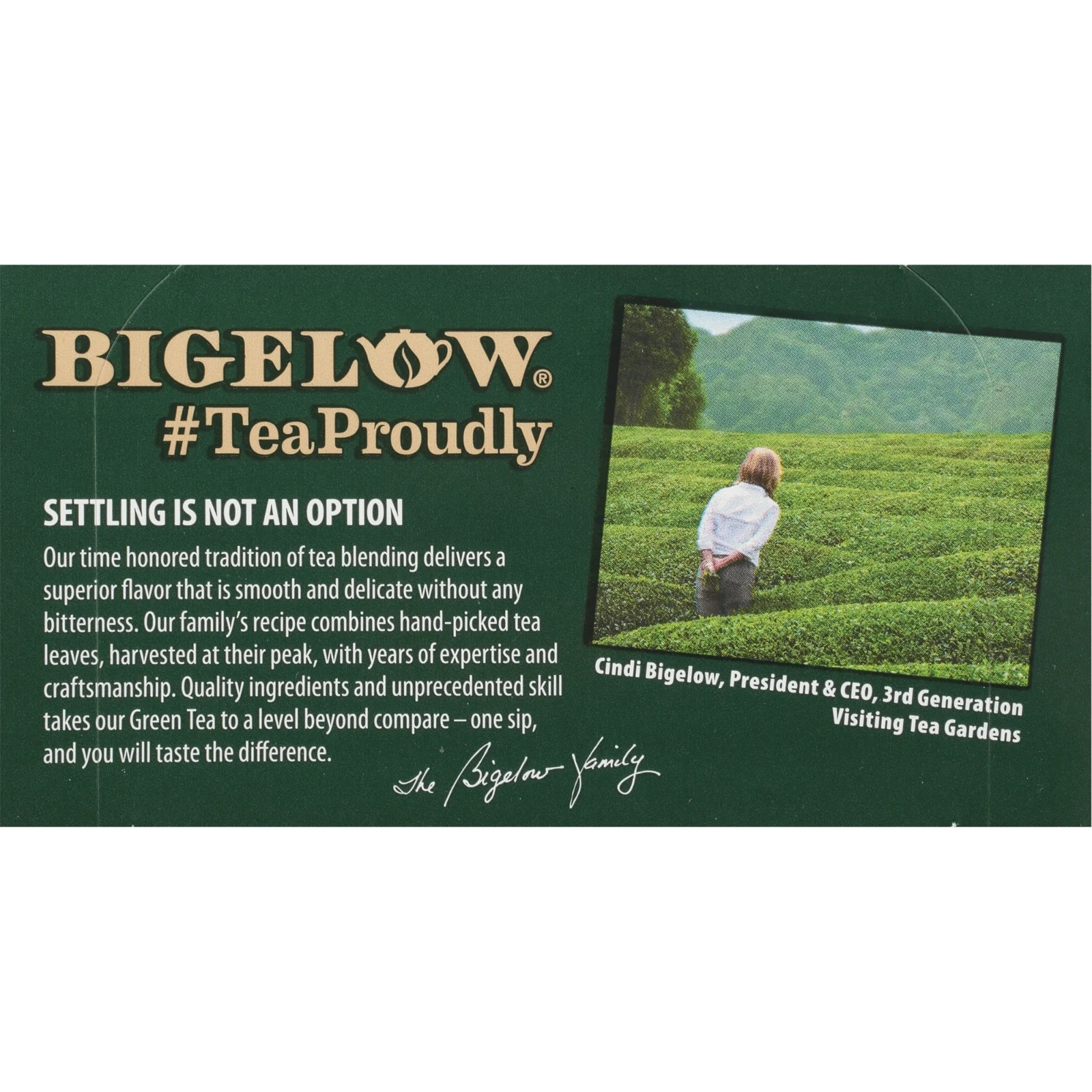 Bigelow Matcha Green Tea with Turmeric, Green Tea Bags, 18 Count