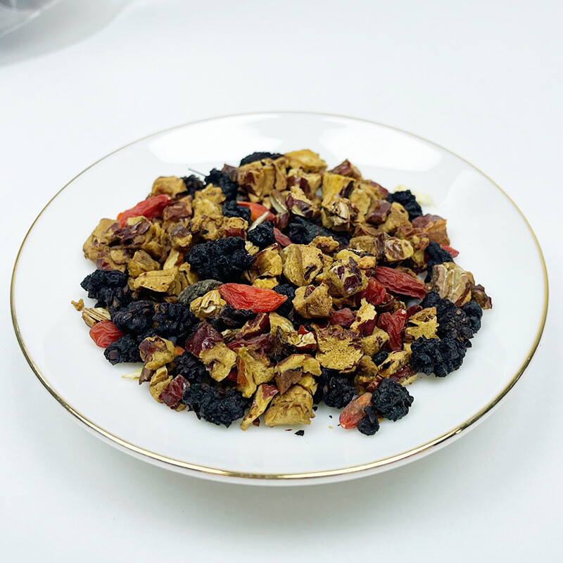 Date Tea for Men Energy and Wellness Support Ginseng Mulberry Goji Berry Red