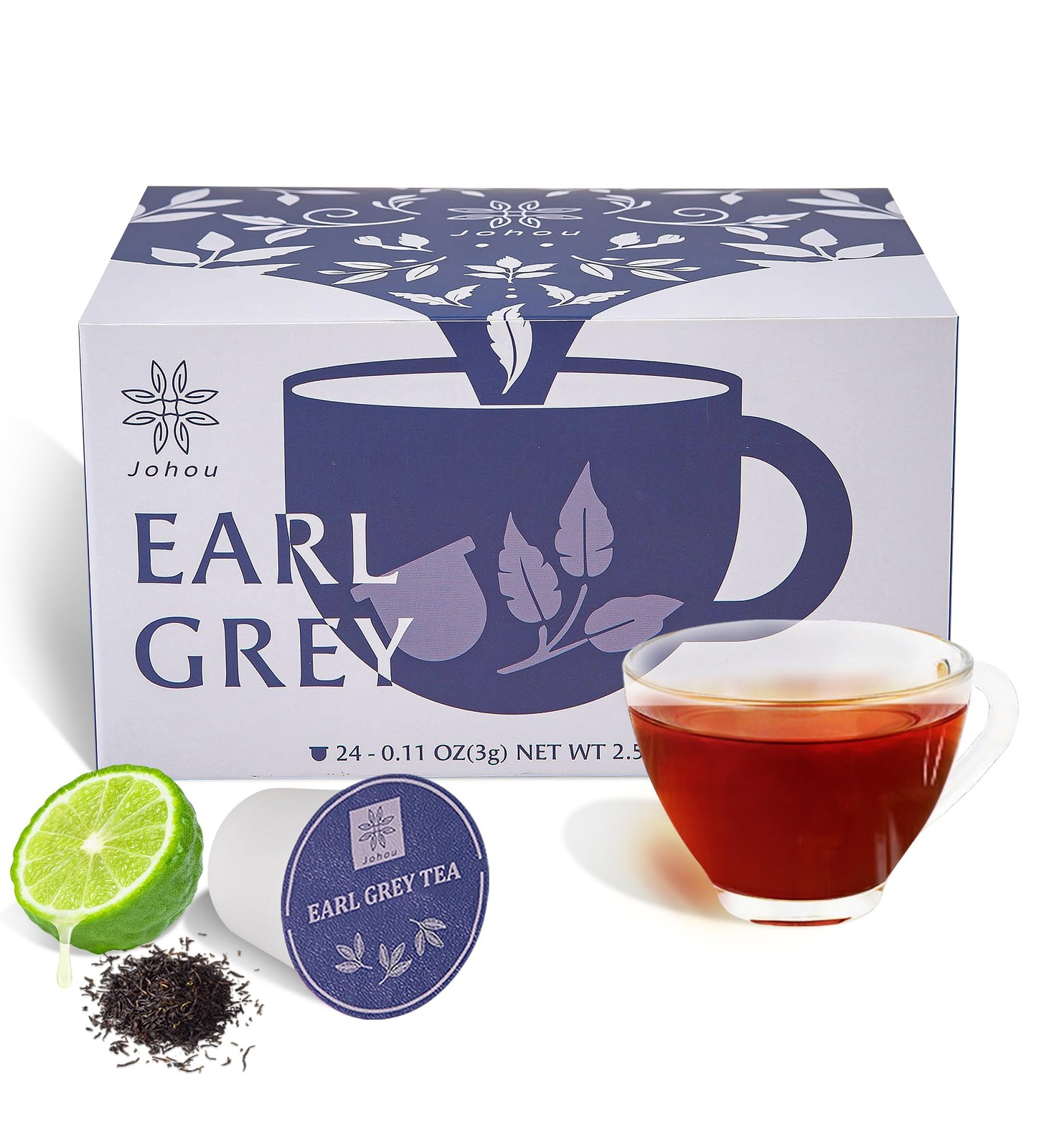 Earl Grey Taiwan Tea FullFlavor Pods 24 PCS Compatible With Keurig KCup 2.0