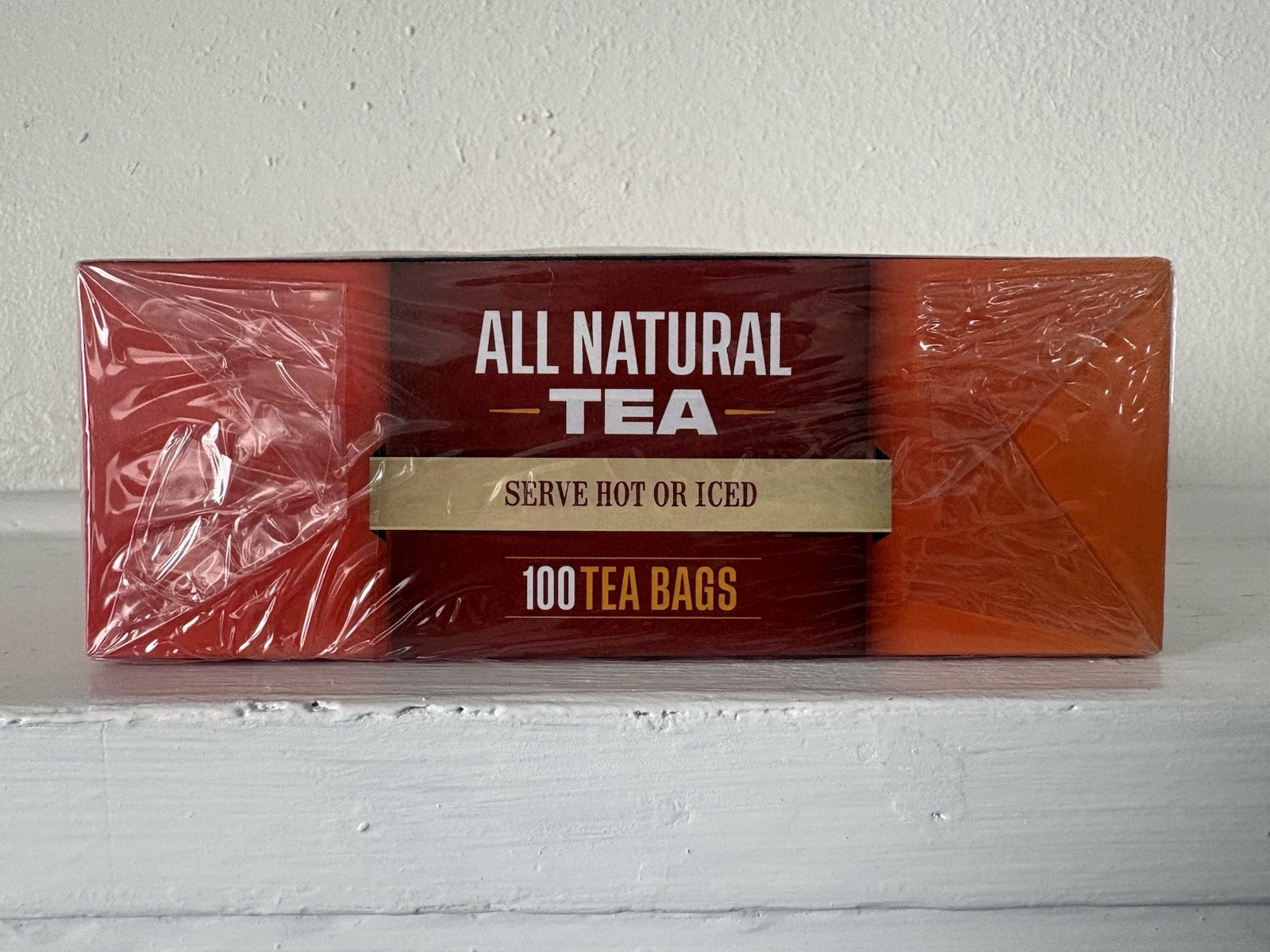 All Natural Tea – Pure Black Tea – Sri Lanka – 100 Tea Bags – Best By 12/27/2026