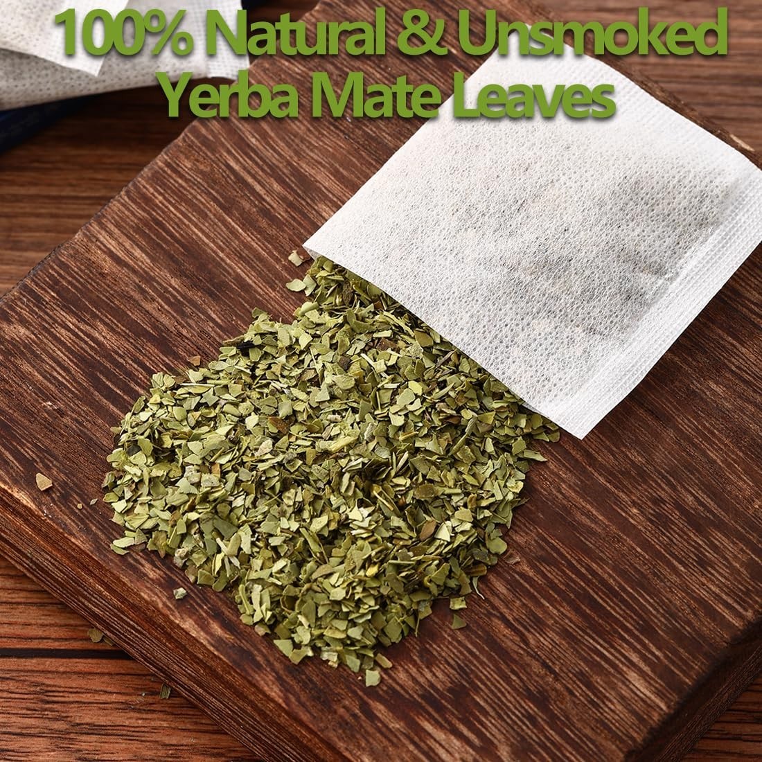 Yerba Mate Tea (60 Premium Bags)-100% pure natural yerba tea leaves