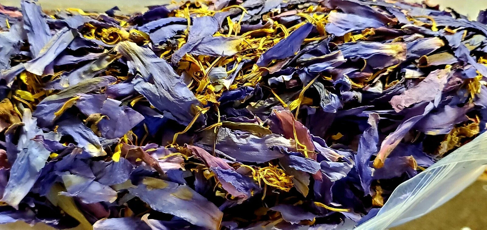 1KG. ORGANIC BLUE LOTUS Flowers Dried Nymphaea Caerulea Flowers