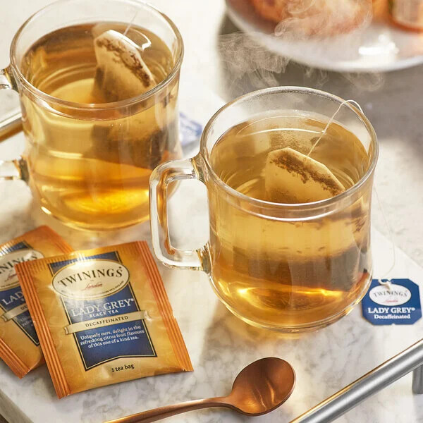 Twinings Lady Grey Decaffeinated Tea Bags – 20/Box