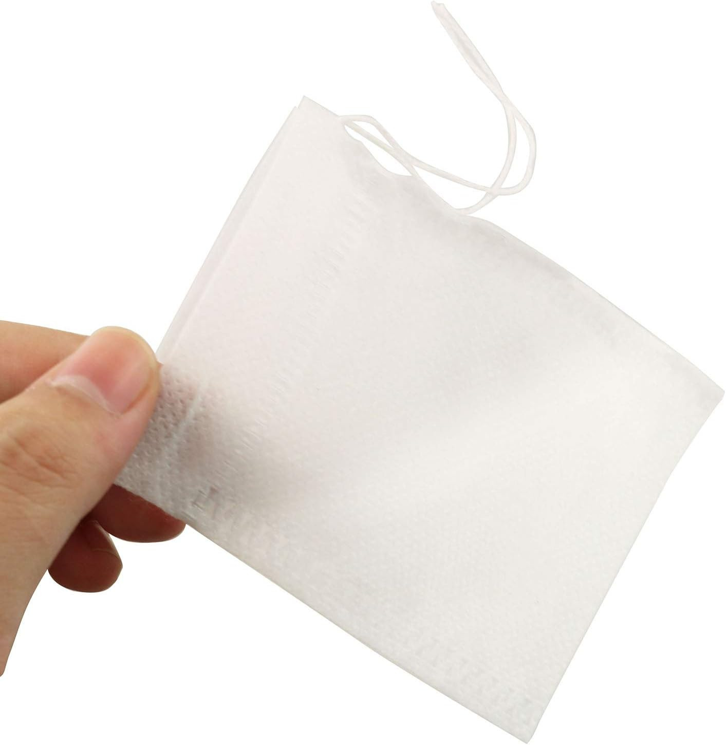 Empty Tea Filter Bag 100PCS 7X9Cm Non-Woven Disposable Filter Empty Teabags with