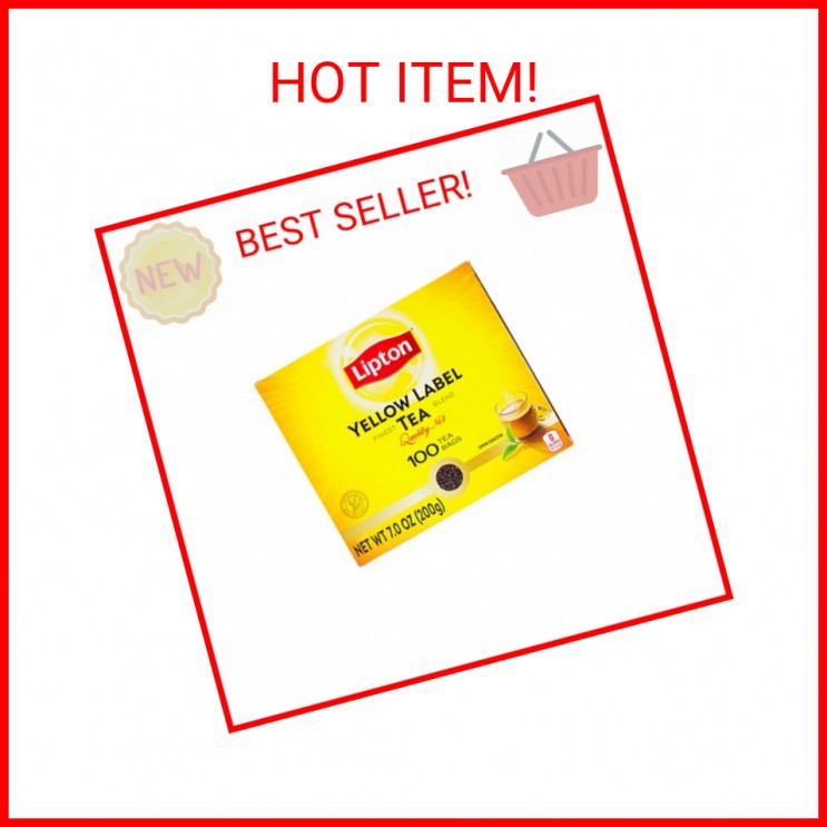 Lipton Yellow Label International Blend | Lipton Tea Bags |Black Tea| Premium Qu