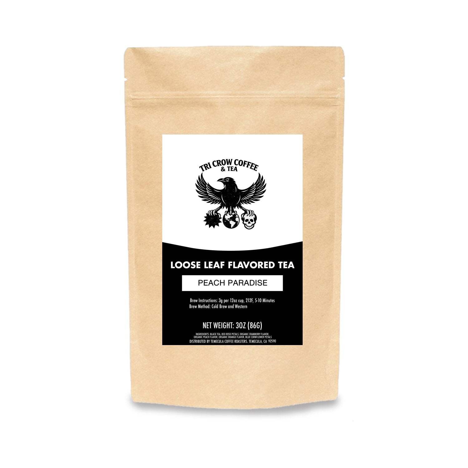Peach Paradise Herbal Tea • Fruity, Sweet & Aromatic • Hot or Iced