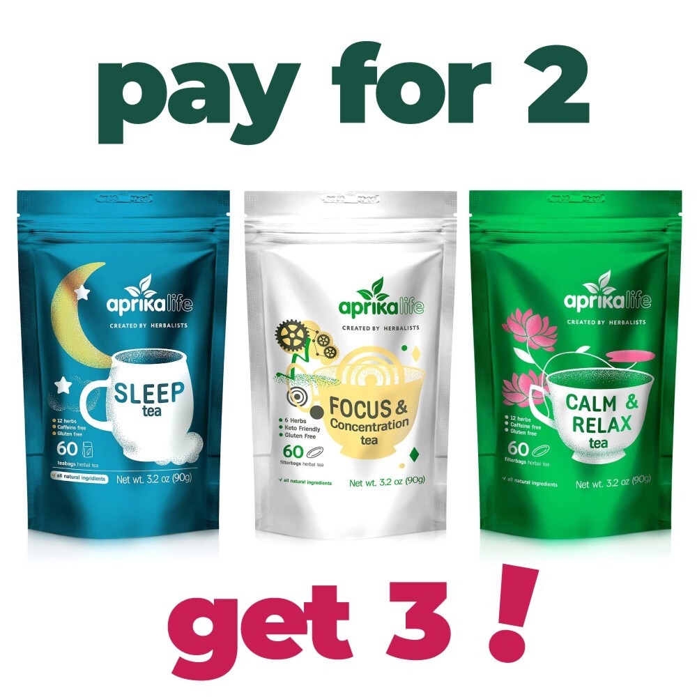 Set of 3 Herbal Teas, Tea Bulk, non-gmo, USA seller, free shipping, 0 sugar