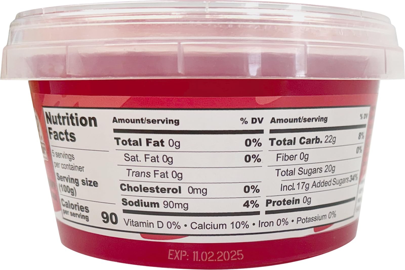52USA Strawberry Popping Boba 500g, Popping Pearls for Bubble Tea, Beverages,…