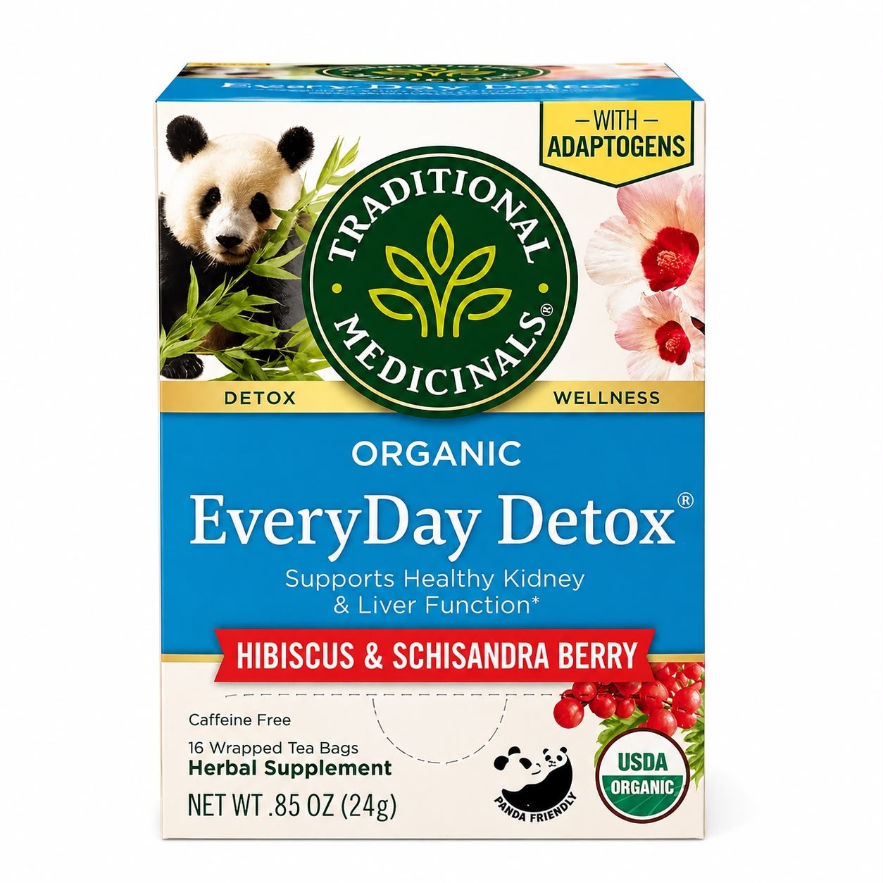 Traditional Medicinals Organic EveryDay Detox Hibiscus & Schisandra Berry