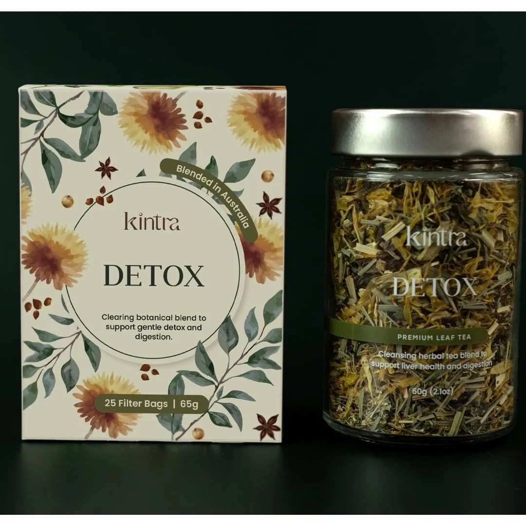 Kintra Food Detox Loose Leaf Herbal Tea Jar, 60g