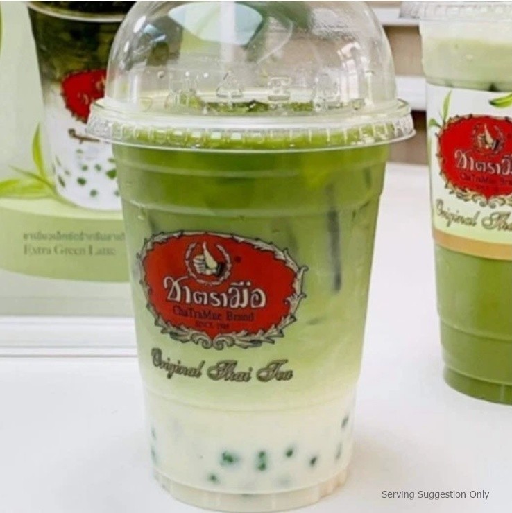 Thai Green Tea Mix Milk Tea Cha Tra Mue Iced Drink Sweet Leaf Pouch 200g