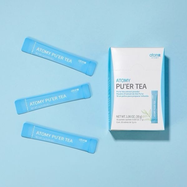 Atomy Pu’er Tea Powder Extract, Pu-erh Tea & Infusion Powder, 30 g