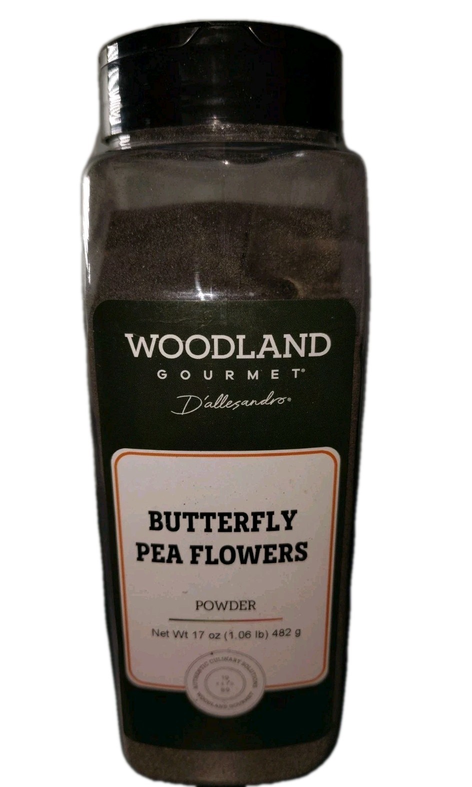 Woodland Gourmet Butterfly Pea Flowers Powder 17 Oz. Exp. 8/11/2028