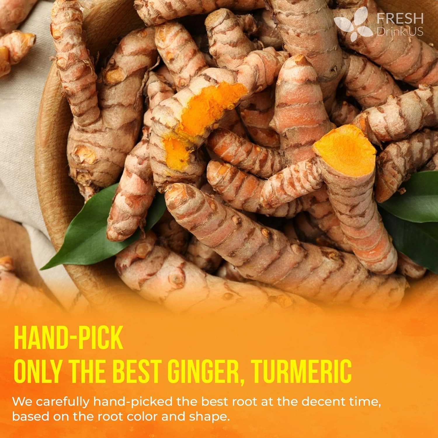 135 Ginger Turmeric Tea Bags Premium Natural Herbal Blend Caffeine Free Vegan