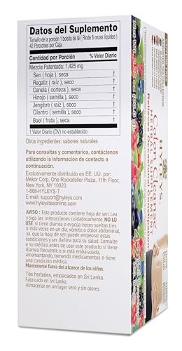 Hyleys Colon Cleanse Tea Assorted Flavors – 42 42 Count (Pack of 1),