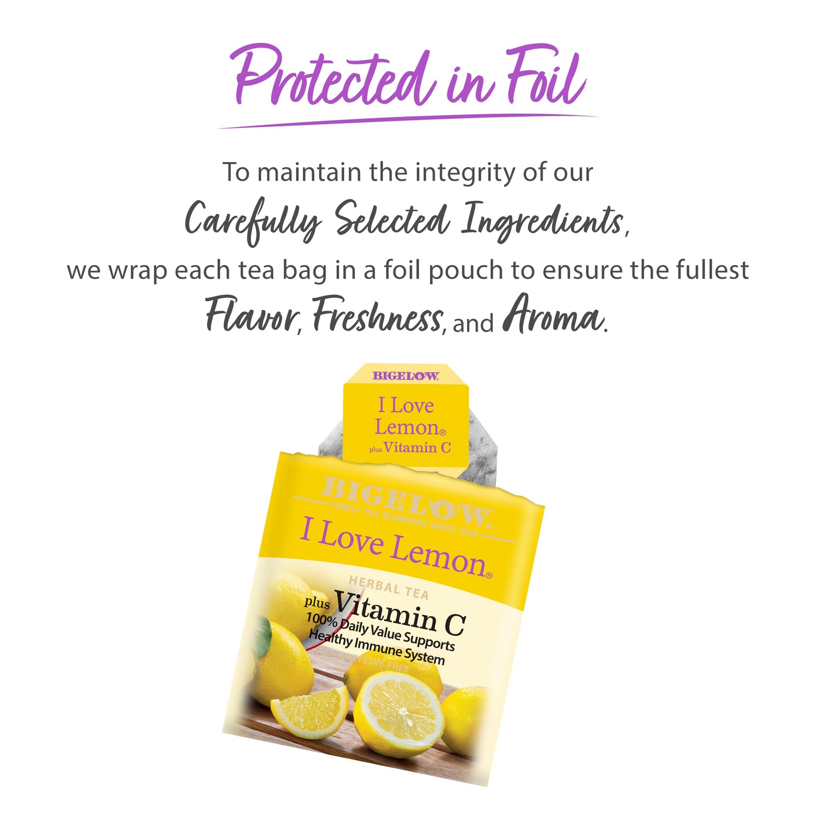 I Love Lemon Tea Bags, 20 Count