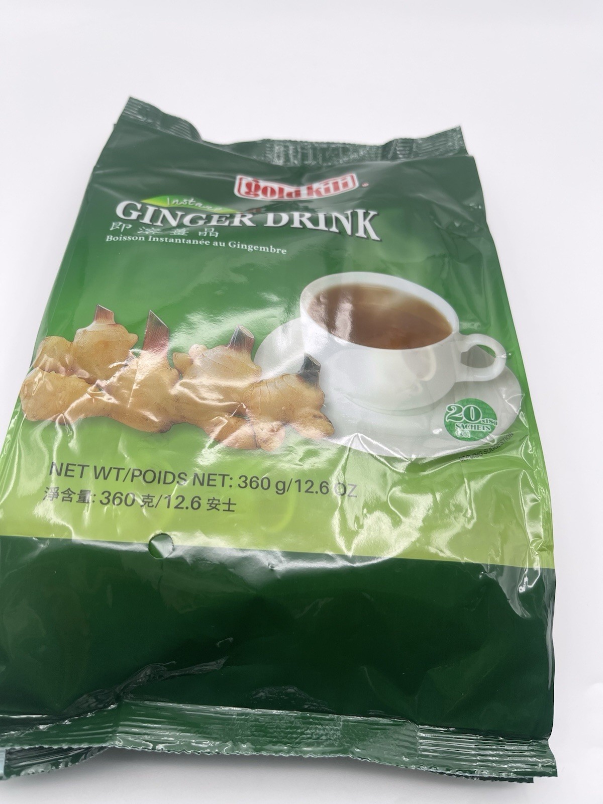 Gold Kili Instant Ginger Tea 20 pieces