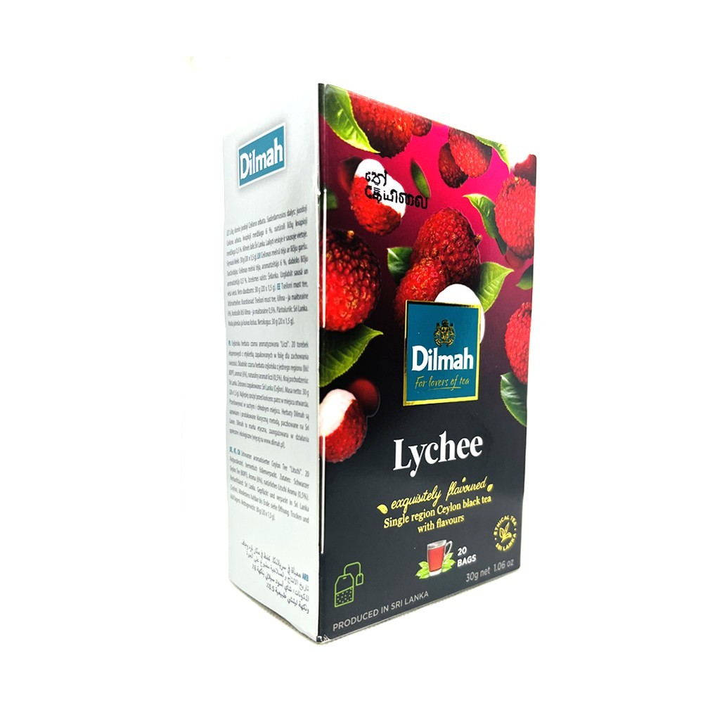 Dilmah – Fun Flavored Tea – Lychee – Ceylon Tea – 20 Tea Bags